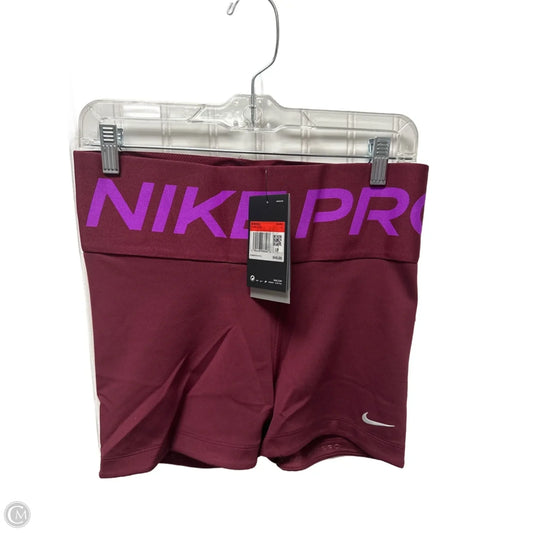 Athletic Shorts By Nike In Purple, Size: L