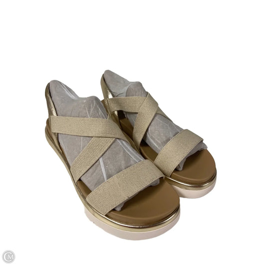 Sandals Flats By Kelly And Katie In Gold, Size: 10