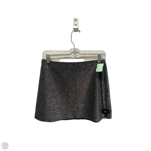 Swimwear Cover-up By Pink In Black & Silver, Size: M