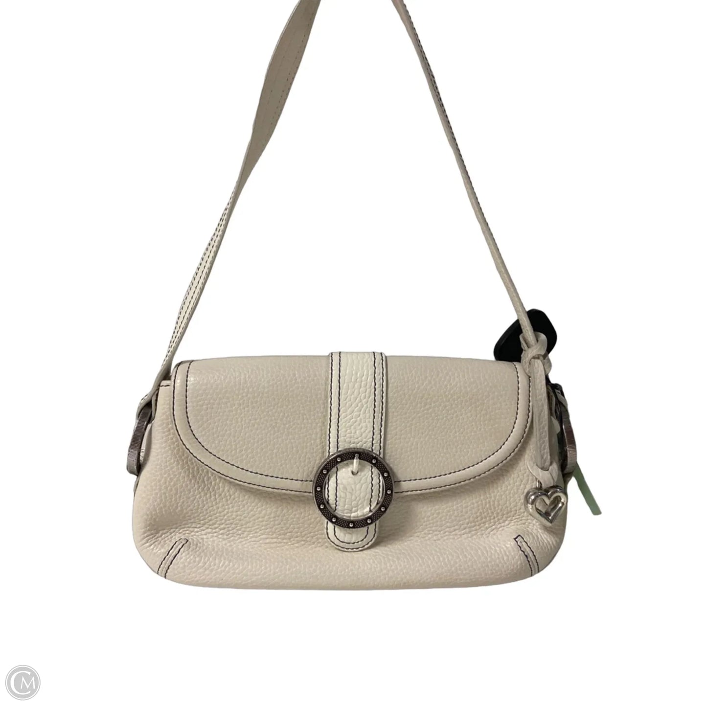 Handbag Leather By Brighton, Size: Medium
