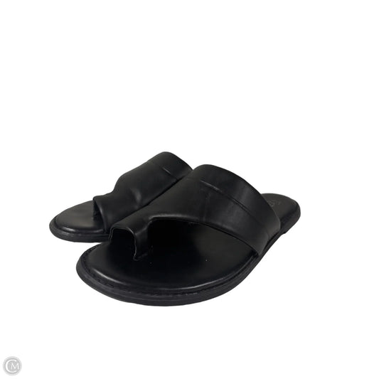 Sandals Flats By Franco Sarto In Black, Size: 7.5