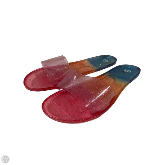 Sandals Flats By Bp In Multi-colored, Size: 9.5