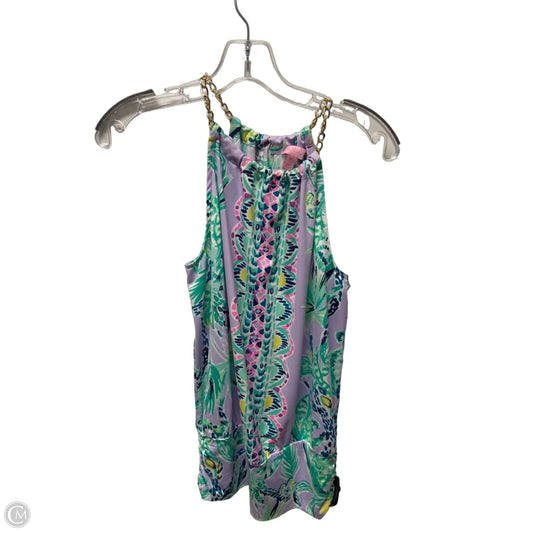 Top Sleeveless Designer By Lilly Pulitzer In Purple, Size: Xs