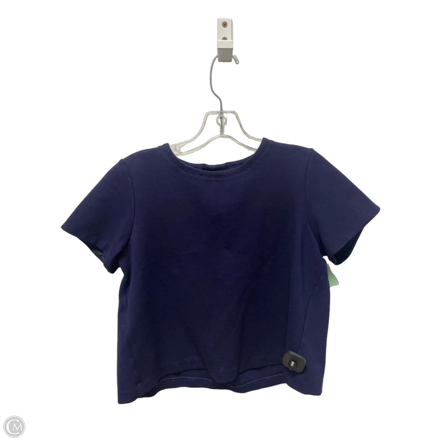 Top Short Sleeve By Spanx In Navy, Size: Sp