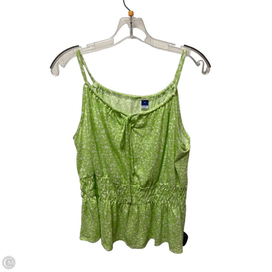 Top Sleeveless By Old Navy In Green, Size: L