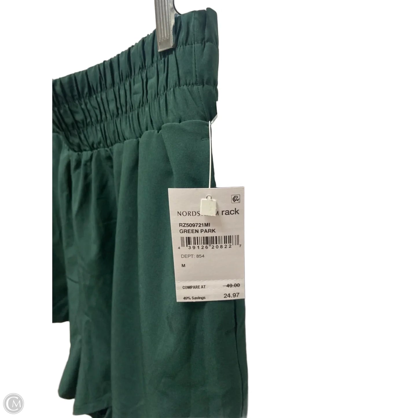 Athletic Shorts By Zella In Green, Size: M