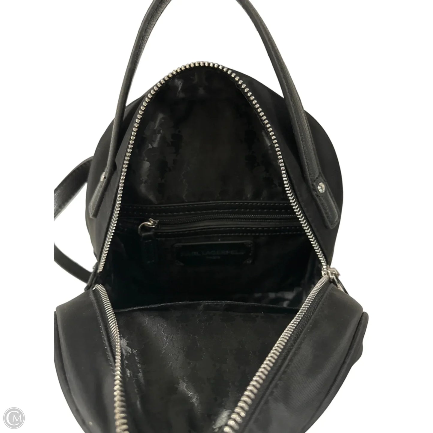 Backpack Designer By Karl Lagerfeld, Size: Small