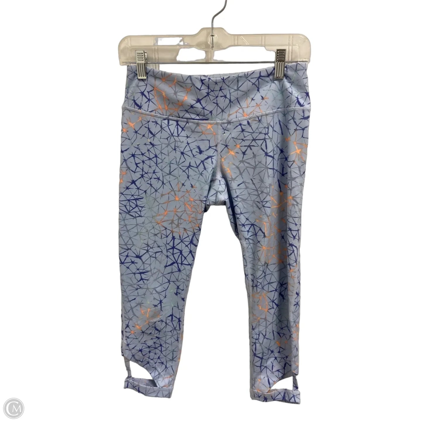 Athletic Leggings By Zella In Blue & Orange, Size: Sp