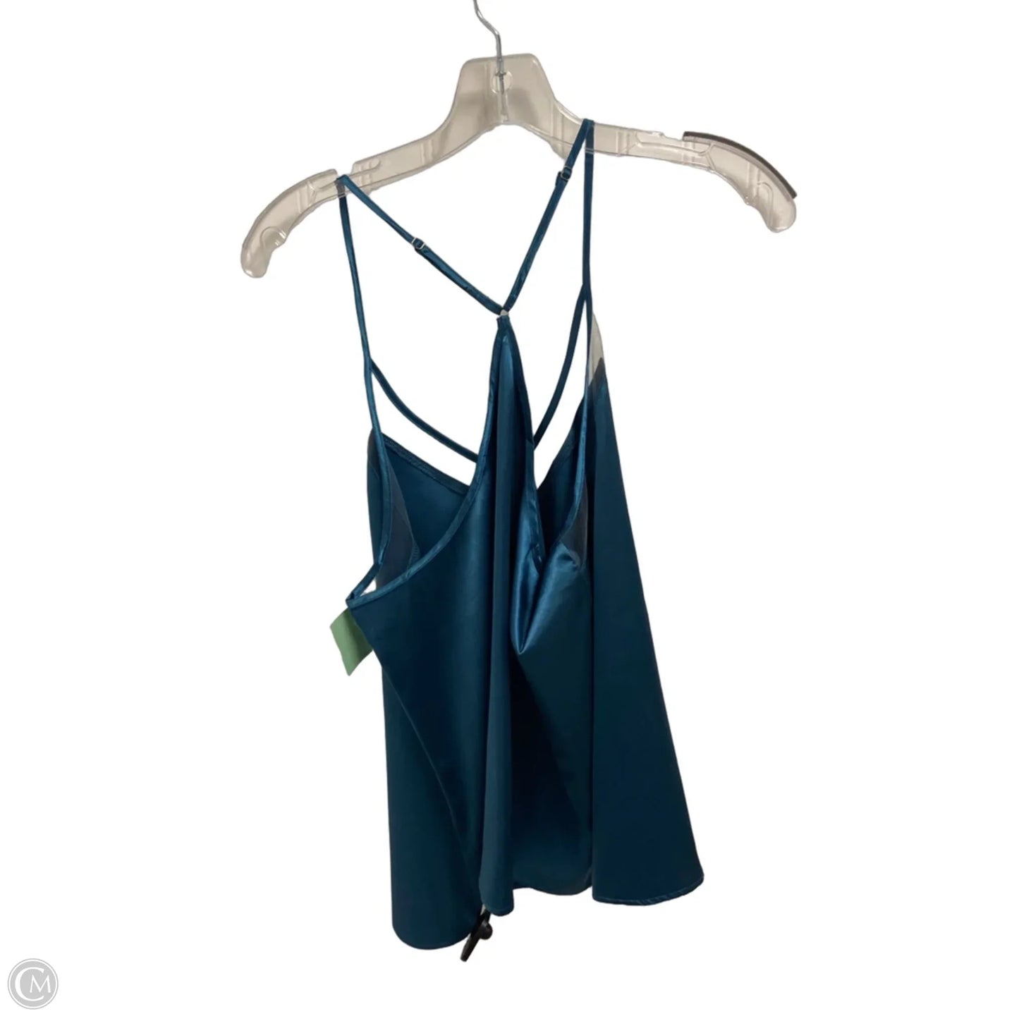 Top Sleeveless Basic By Clothes Mentor In Teal, Size: L