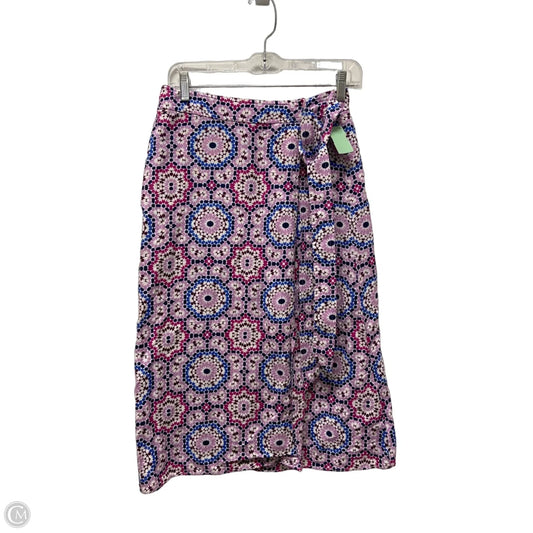 Skirt Midi By Loft In Purple, Size: 0