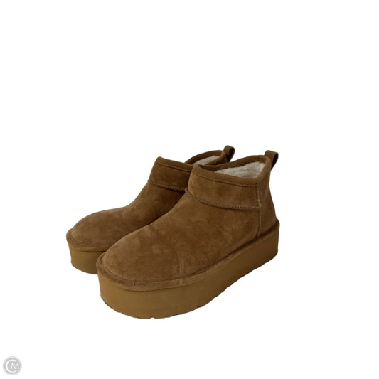 Boots Ankle Flats By Madden Girl In Brown, Size: 8