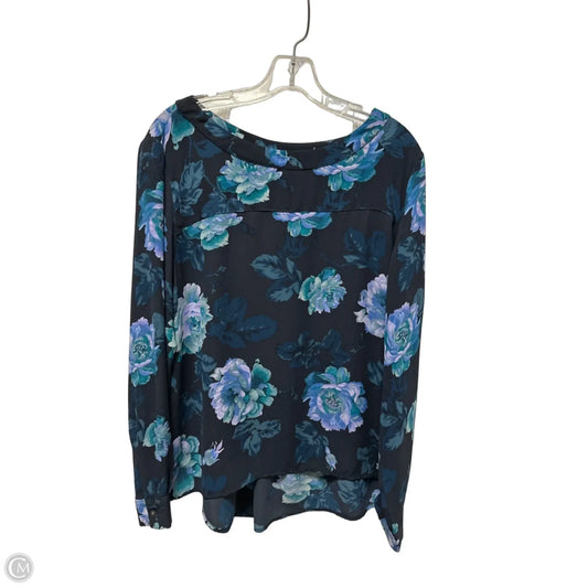 Top Long Sleeve By Loft In Blue, Size: M