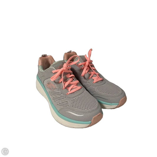 Shoes Athletic By Skechers In Grey, Size: 10