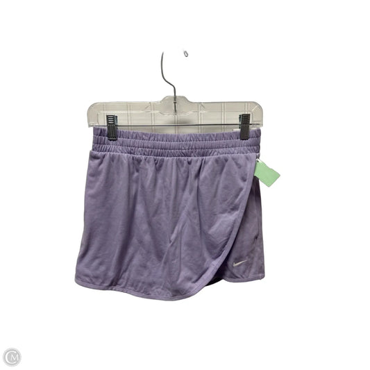Athletic Skort By Nike In Purple, Size: L