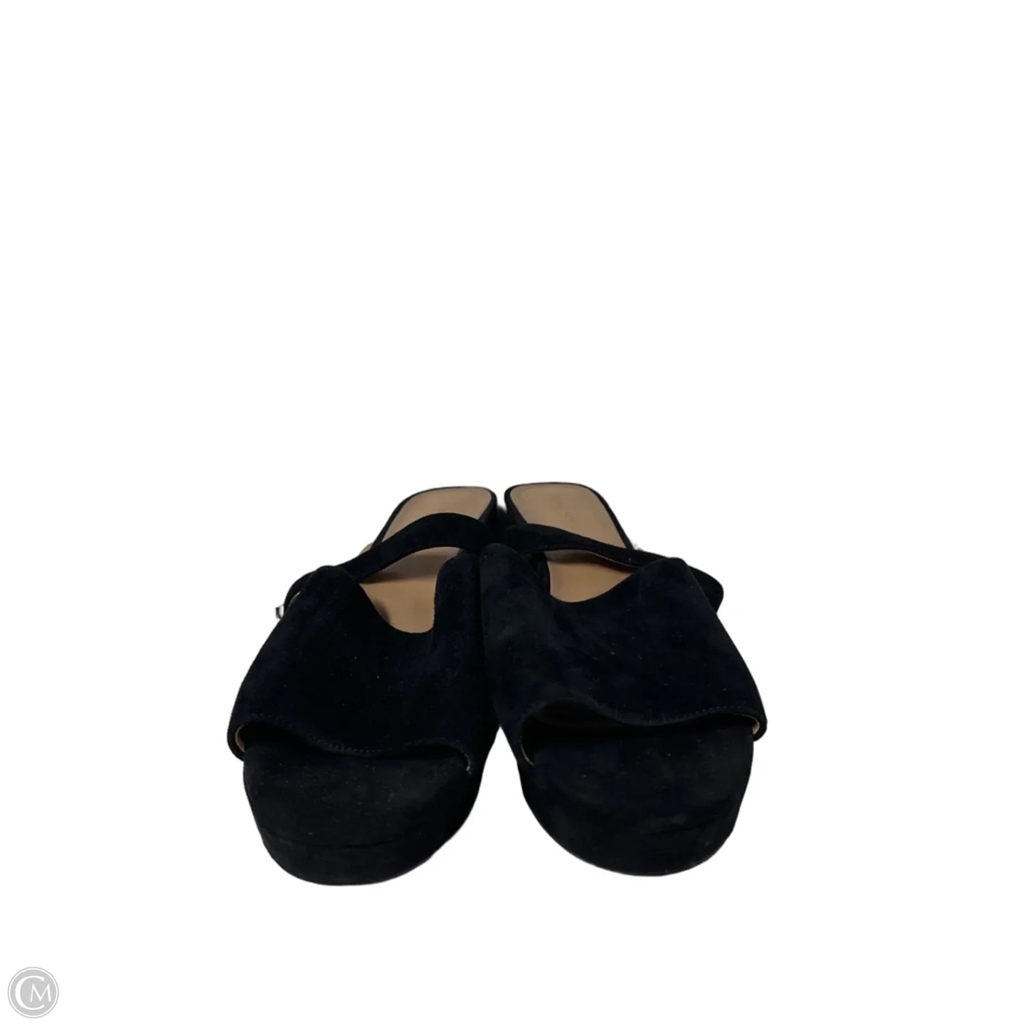 Sandals Heels Block By Aerosoles In Black, Size: 10