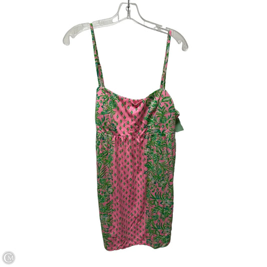 Dress Designer By Lilly Pulitzer In Green & Pink, Size: Xl