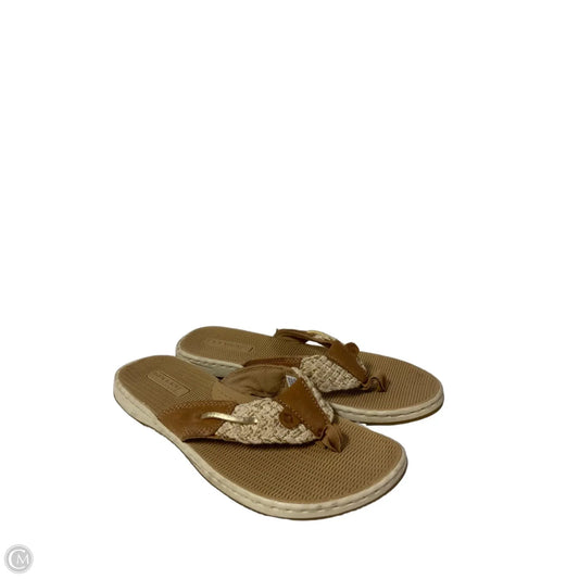 Sandals Flip Flops By Sperry In Beige, Size: 6