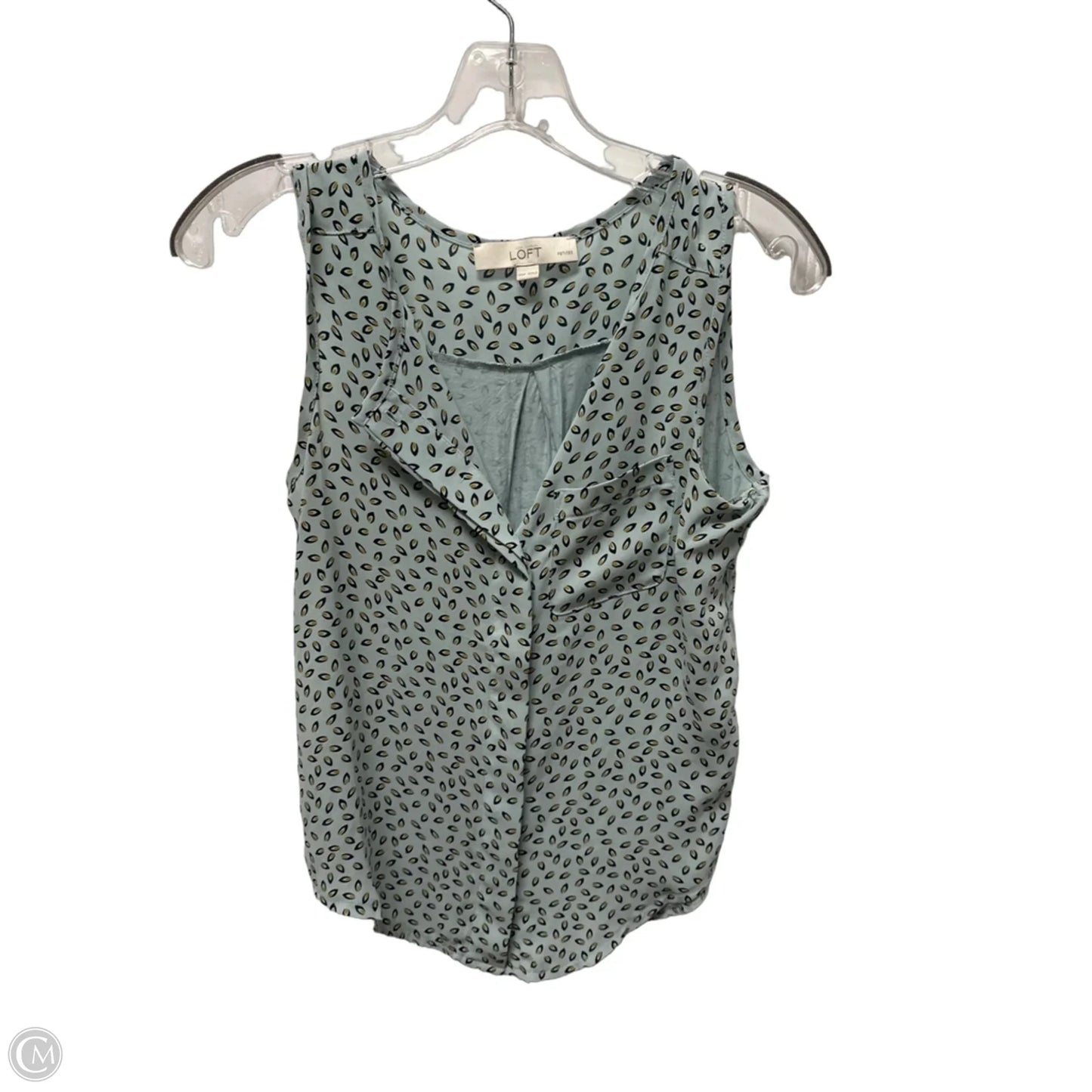 Top Sleeveless Basic By Loft In Blue, Size: Xsp