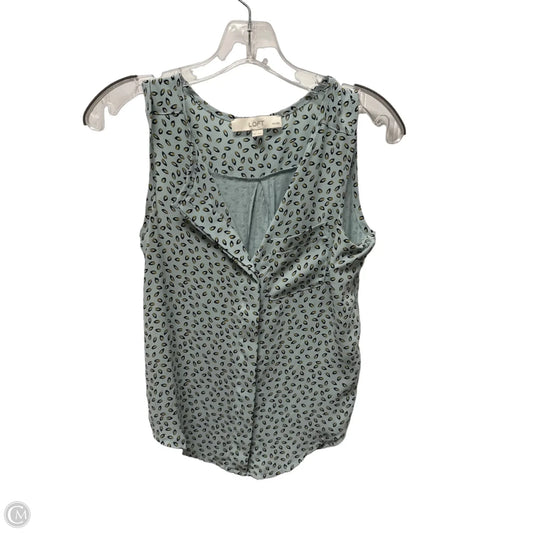 Top Sleeveless Basic By Loft In Blue, Size: Xsp