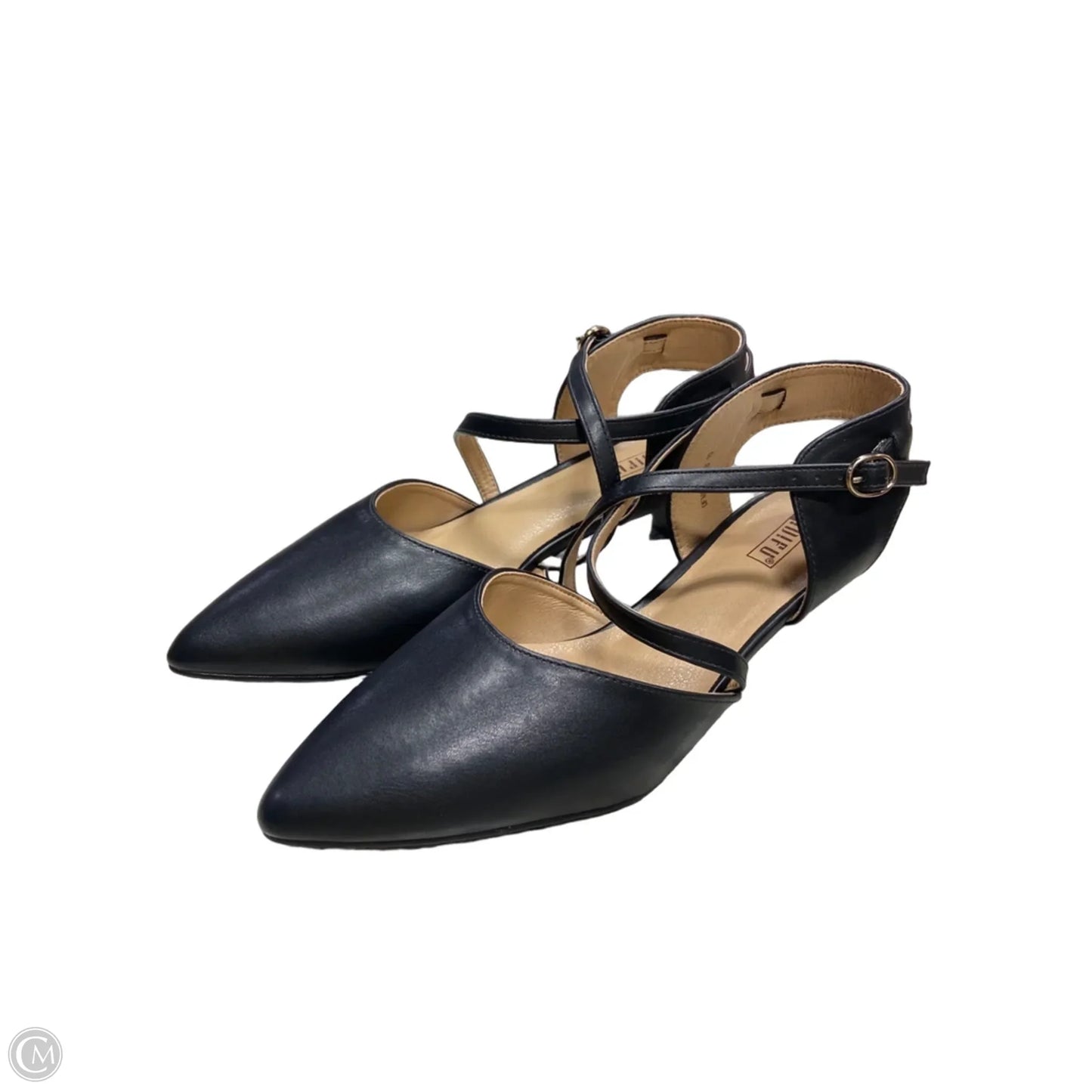 Shoes Heels Kitten By Cmc In Black, Size: 10
