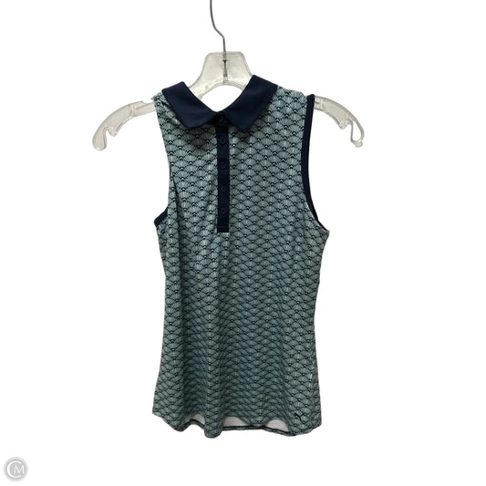 Athletic Tank Top By Puma In Blue, Size: Sp