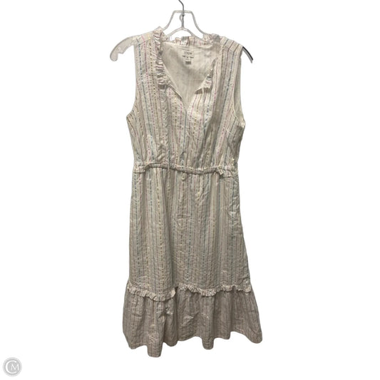 Dress Casual Maxi By J. Crew In White, Size: M