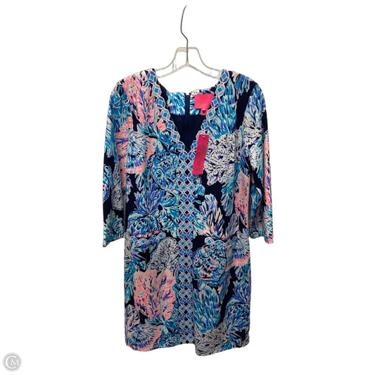 Dress Designer By Lilly Pulitzer In Blue & Pink, Size: L