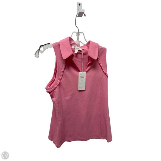 Top Sleeveless By Aryeh In Pink, Size: S