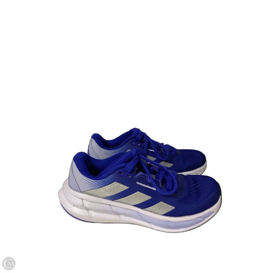 Shoes Athletic By Adidas In Blue, Size: 7