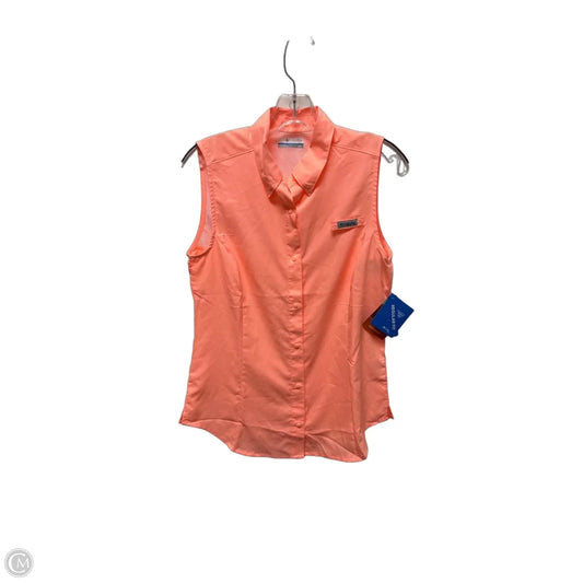 Athletic Tank Top By Columbia In Orange, Size: Sp
