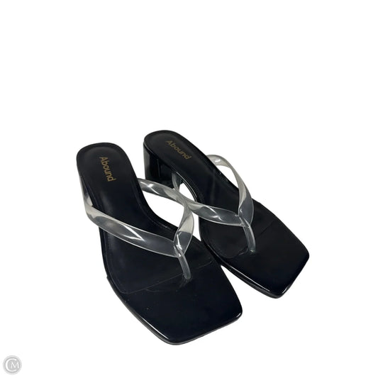 Sandals Heels Block By Abound In Black, Size: 7.5
