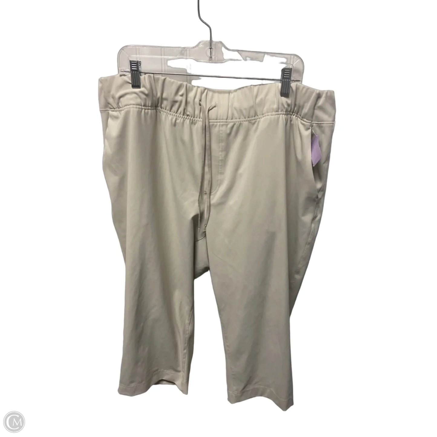 Athletic Leggings Capris By Livi Active In Beige, Size: 3x