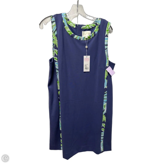 Dress Designer By Lilly Pulitzer In Blue & Green, Size: Xl