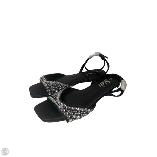 Sandals Flats By Shein In Black, Size: 9