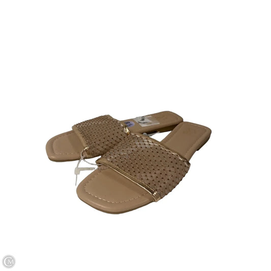 Sandals Flats By New York And Co In Beige, Size: 8.5