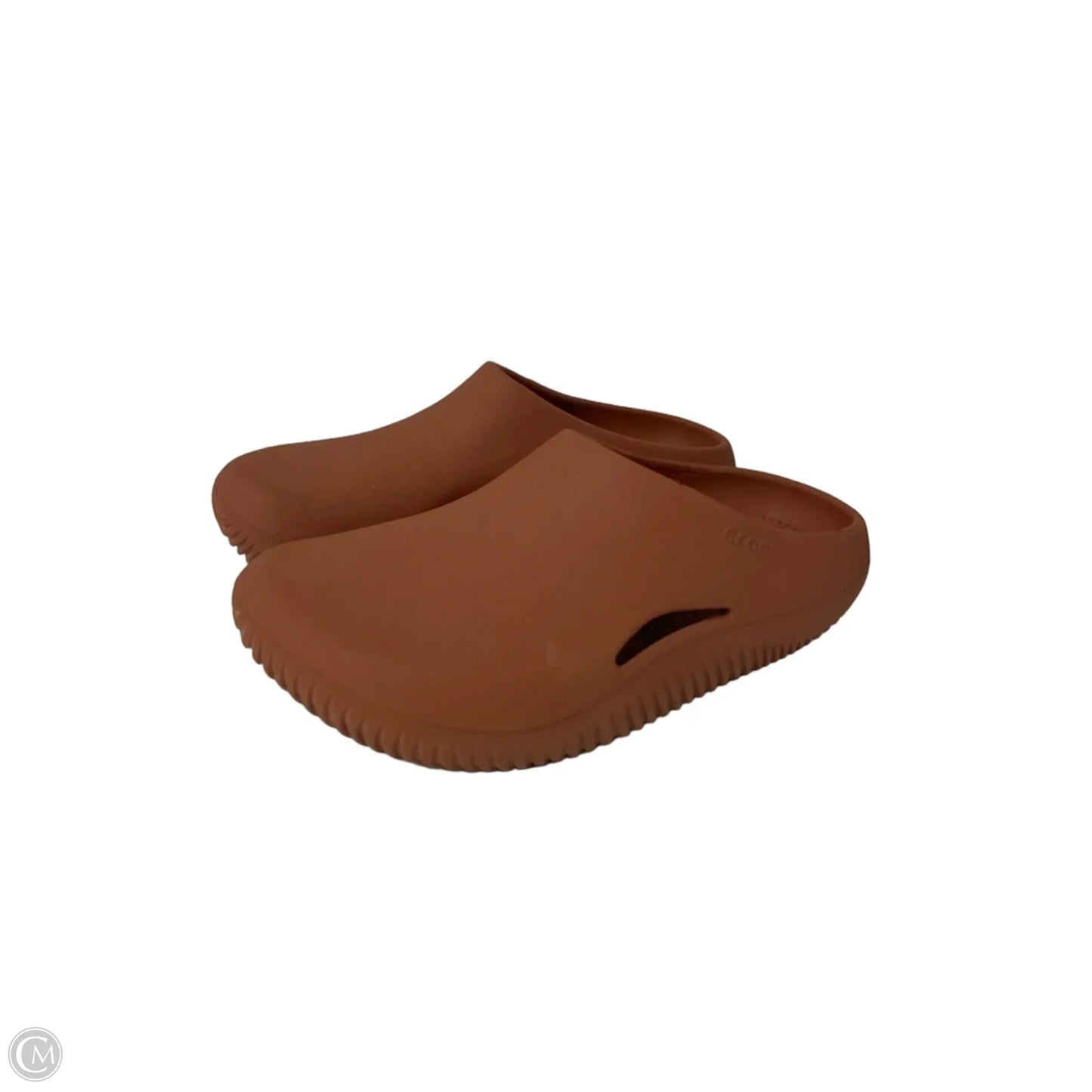 Shoes Flats By Crocs In Orange, Size: 6