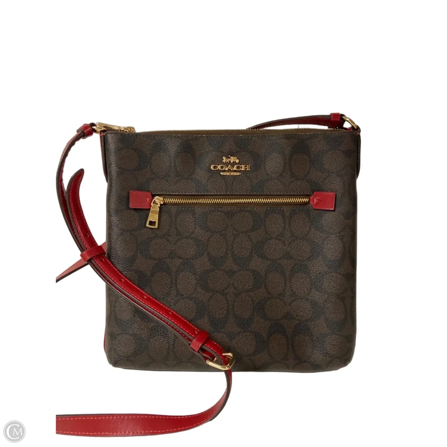 Crossbody Designer By Coach, Size: Medium