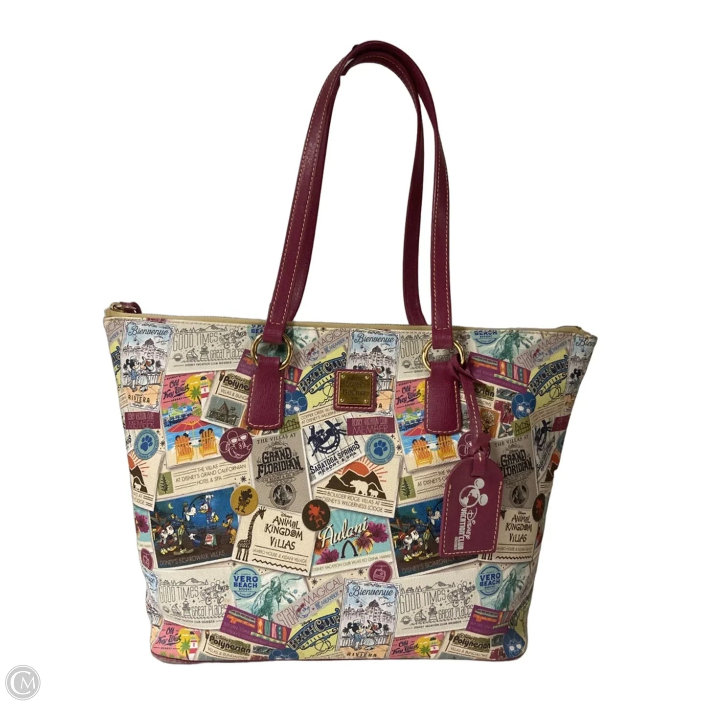 Handbag Designer By Dooney And Bourke, Size: Large