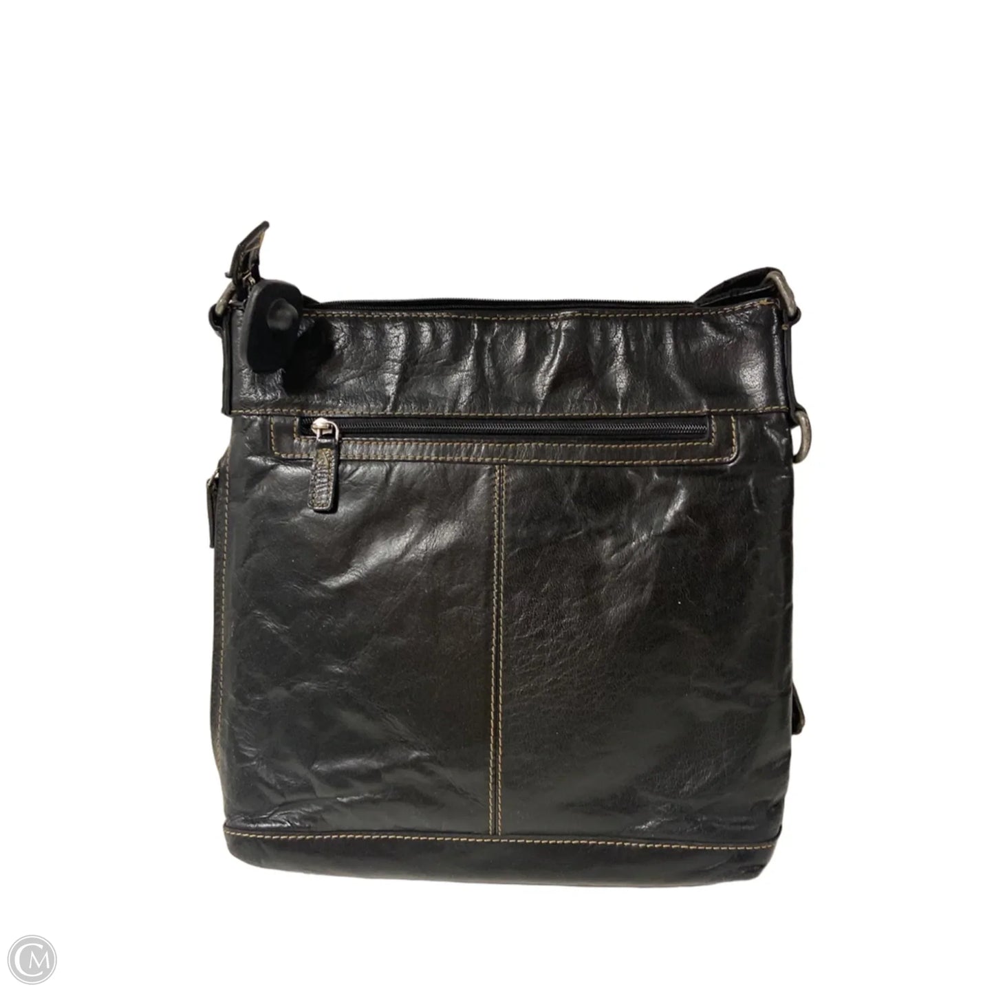 Handbag Leather By Cmc, Size: Medium