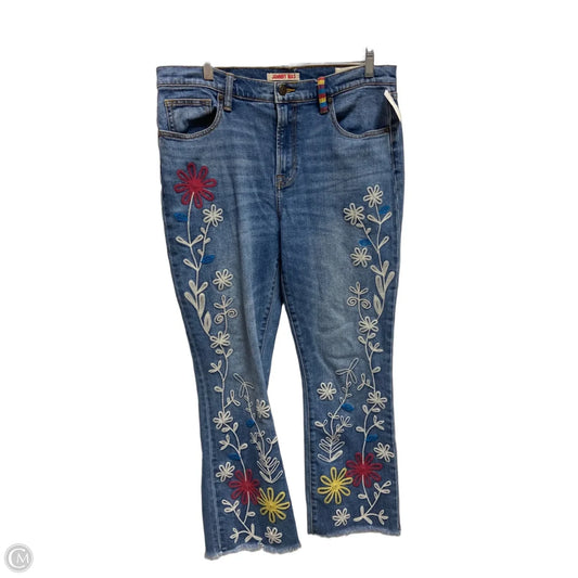 Jeans Designer By Johnny Was In Blue Denim, Size: 10
