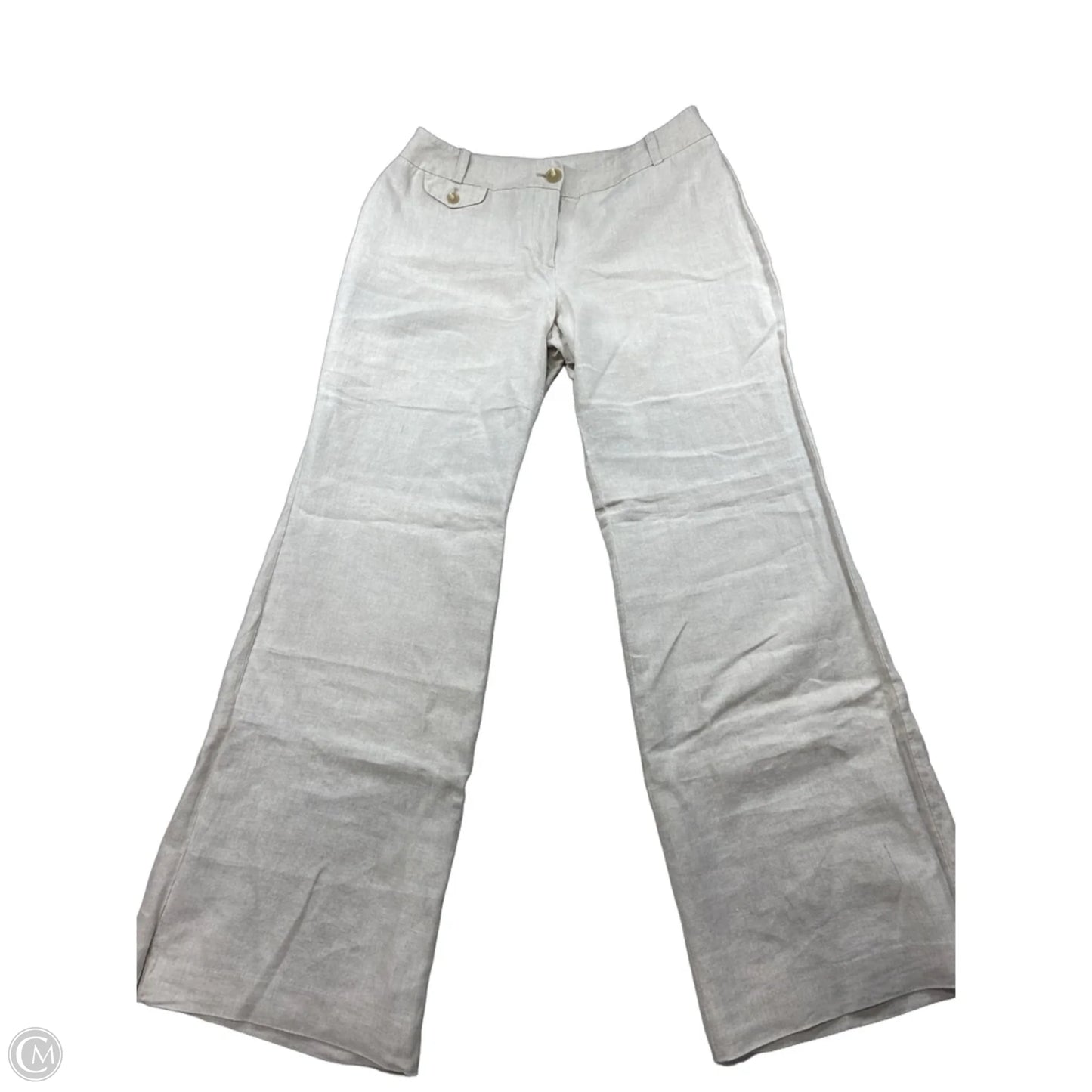 Pants Linen By Loft In Beige, Size: 10