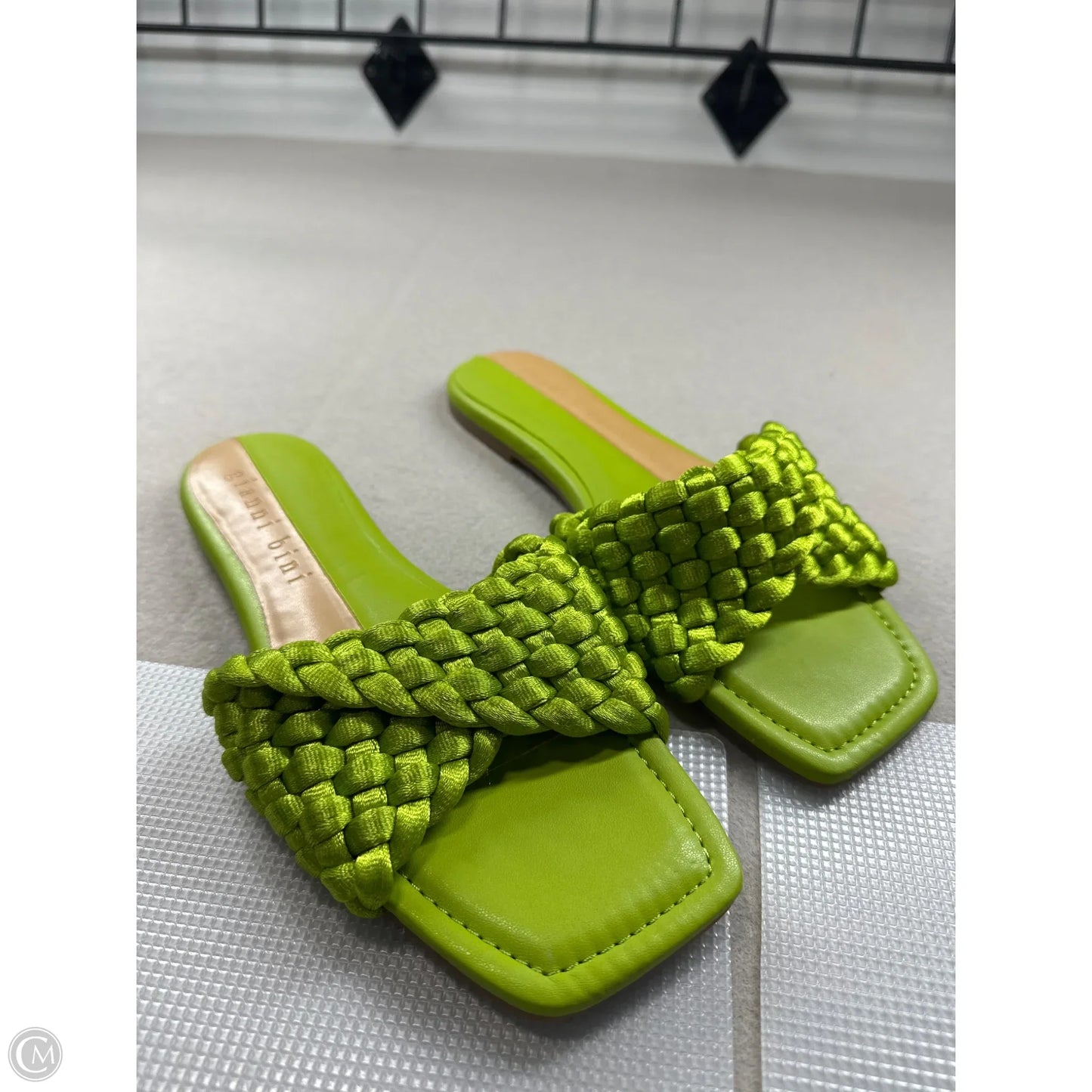 Sandals Flats By Gianni Bini In Green, Size: 10
