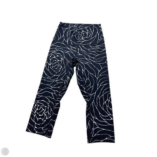 Athletic Leggings Capris By Lululemon In Black & White, Size: Xs