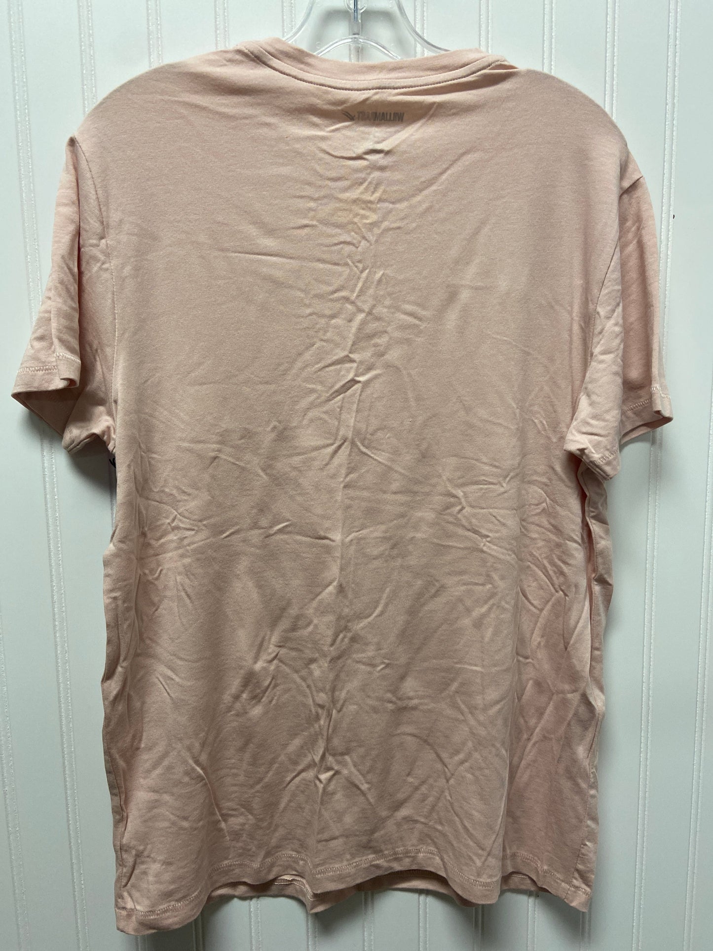 Pink Top Short Sleeve Basic William Rast, Size M