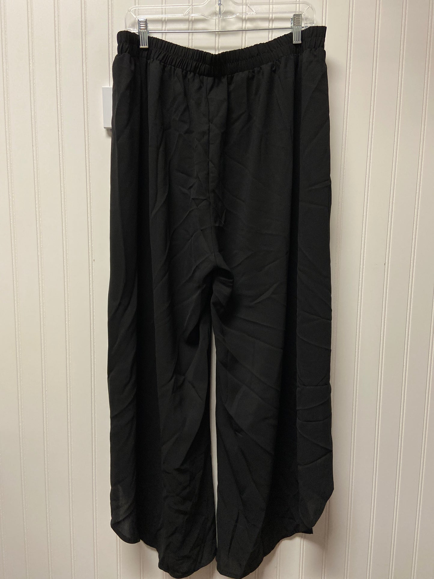 Black Pants Wide Leg Shein, Size 24