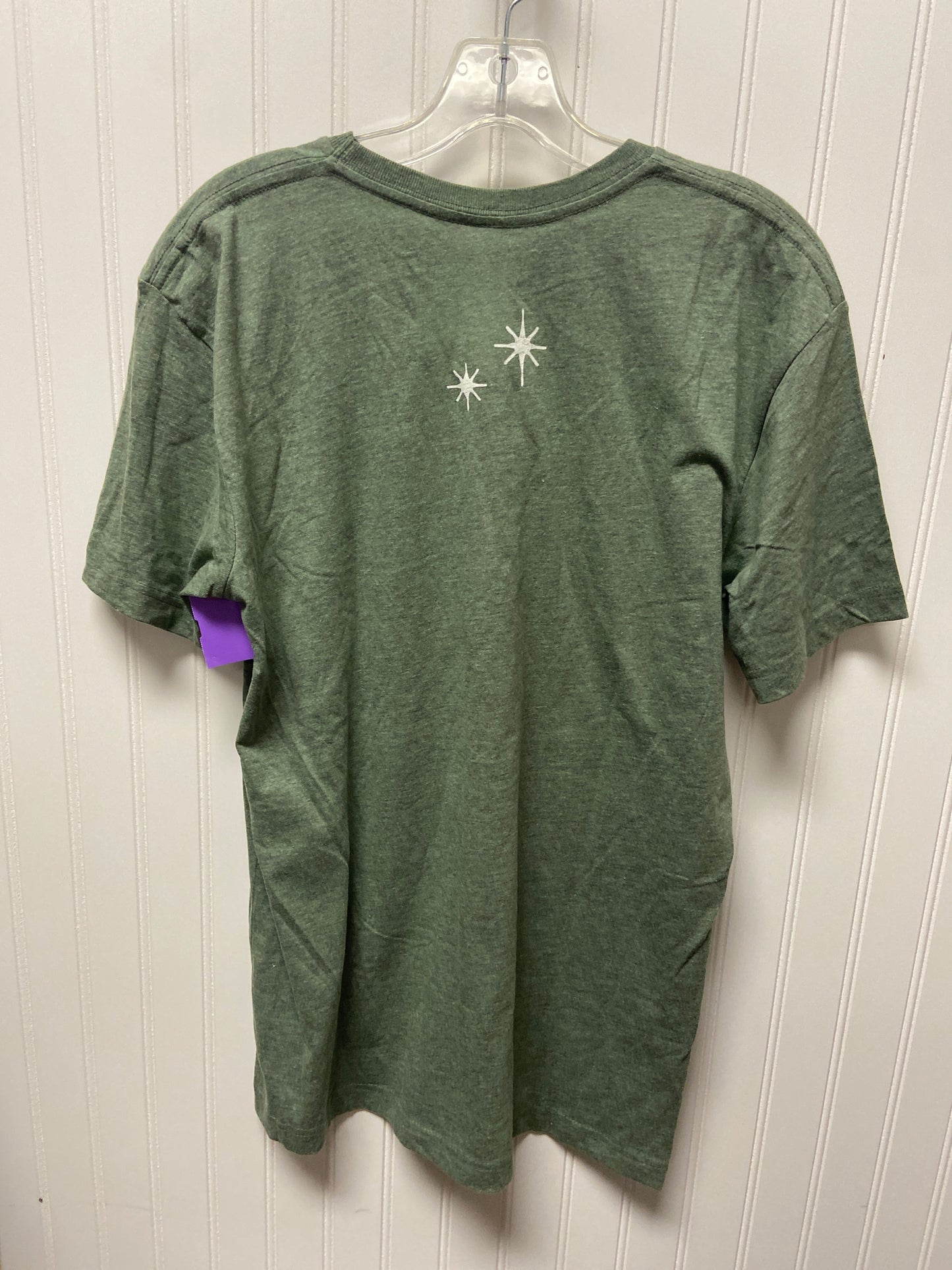 Green Top Short Sleeve Basic Disney Store, Size M