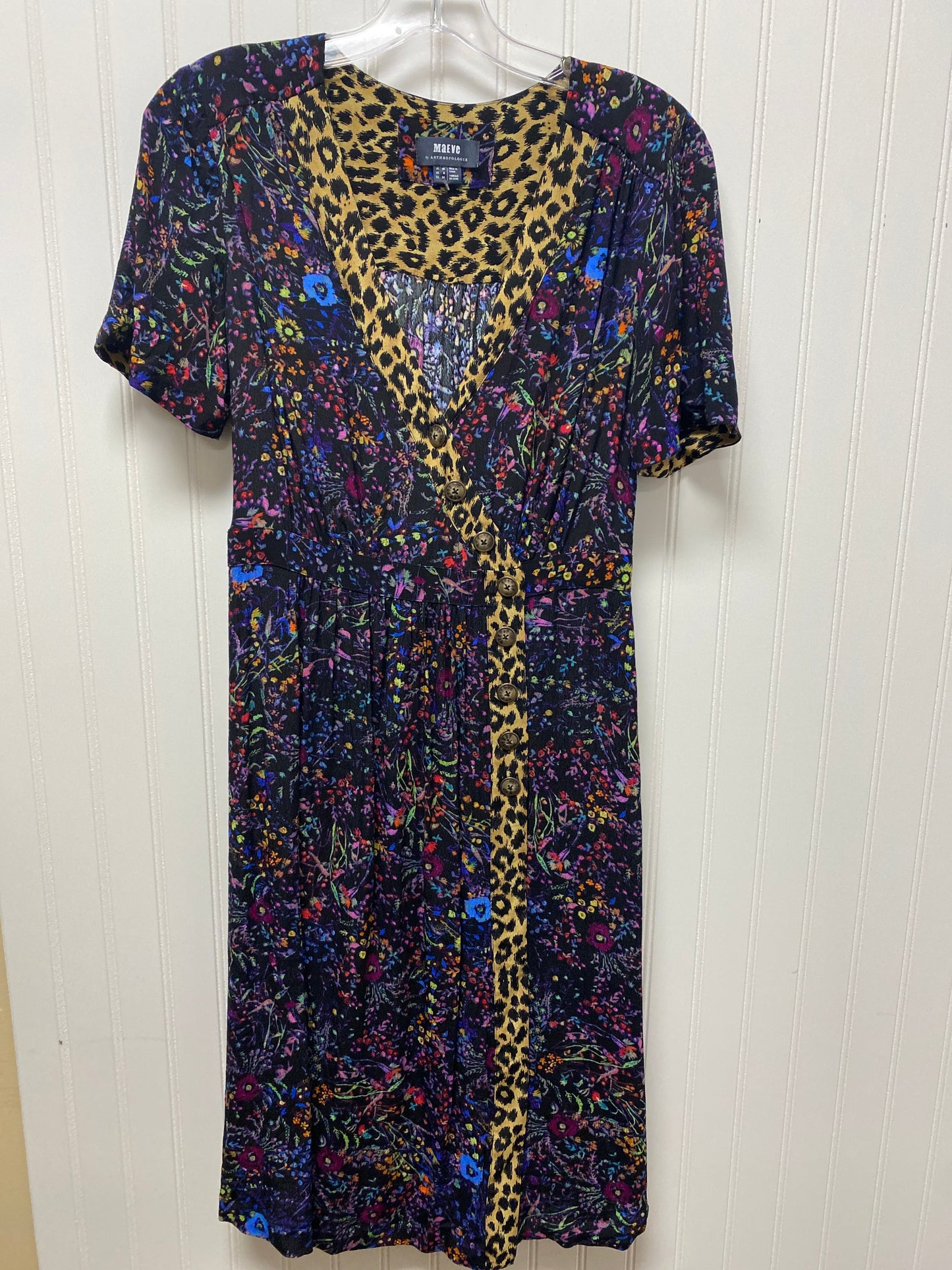 Black & Blue Dress Casual Maxi Maeve, Size S