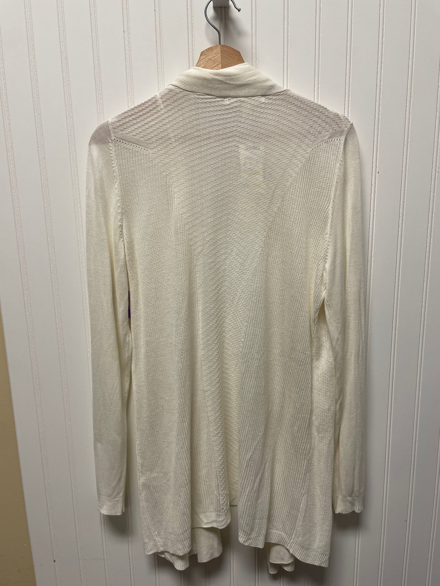 Cream Sweater Cardigan Cyrus Knits, Size Xl