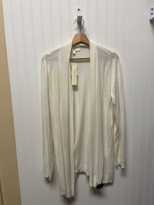 Cream Sweater Cardigan Cyrus Knits, Size Xl