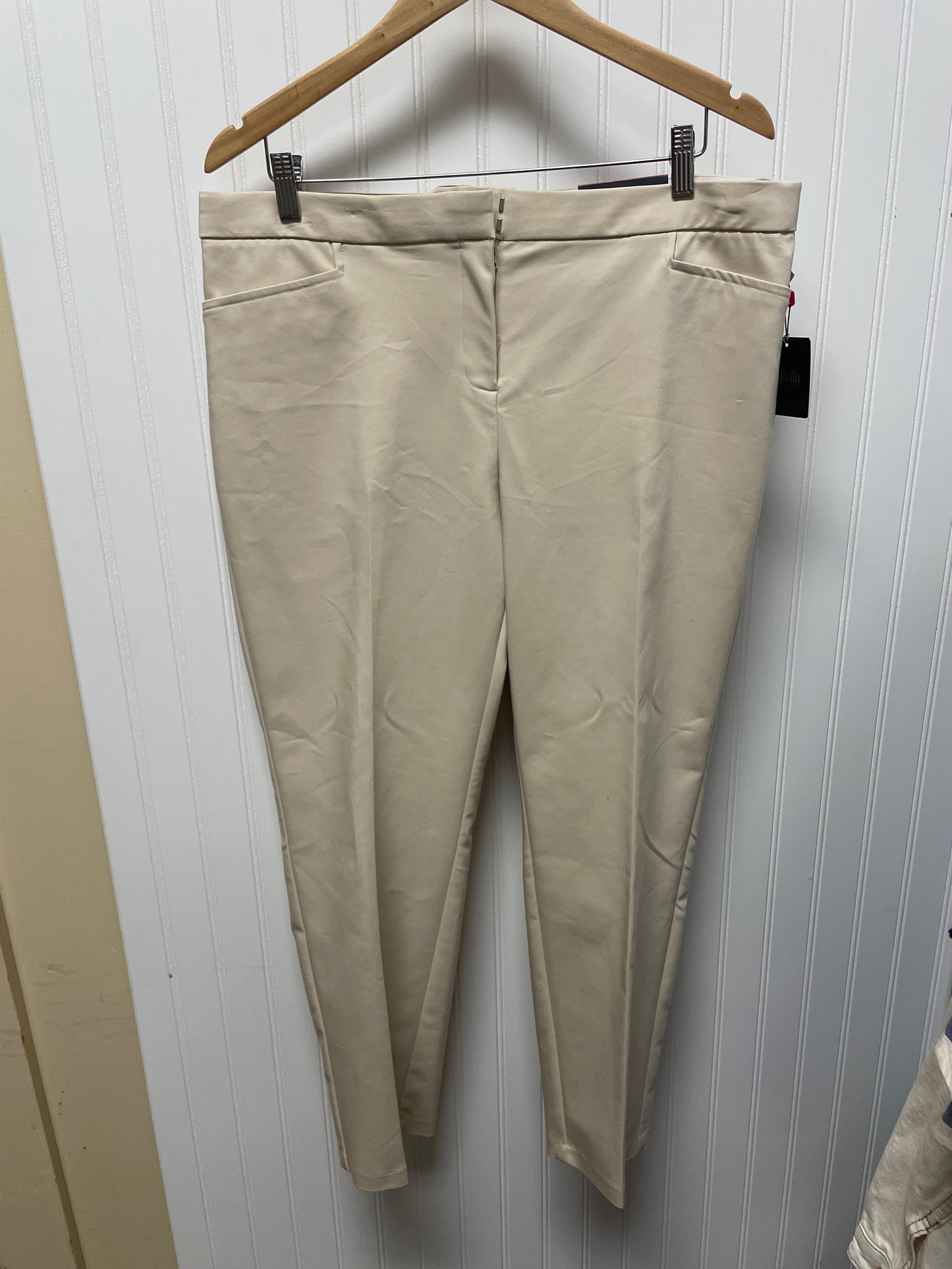 Beige Pants Dress Rafaella, Size 14